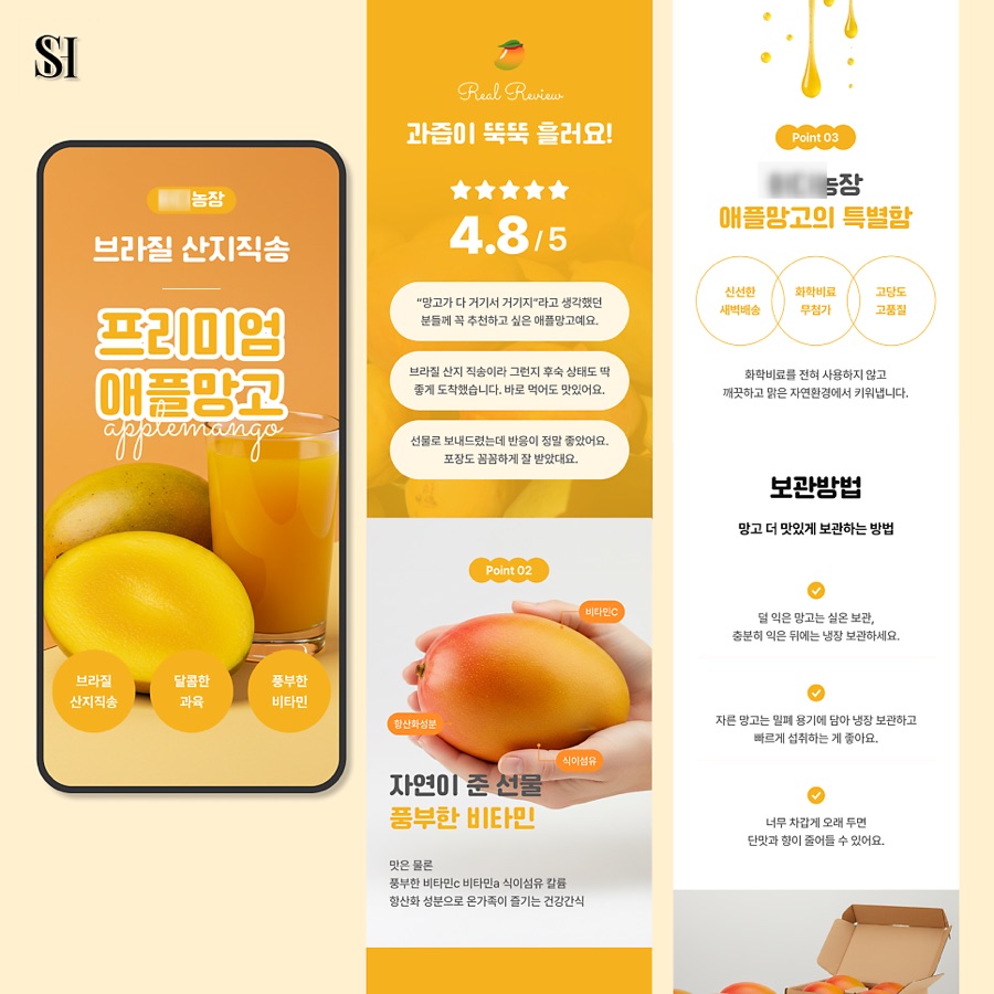 망고 상세페이지